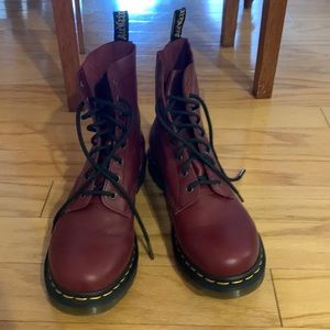 Doc martens, size 10, worn twice boots in excellent condition